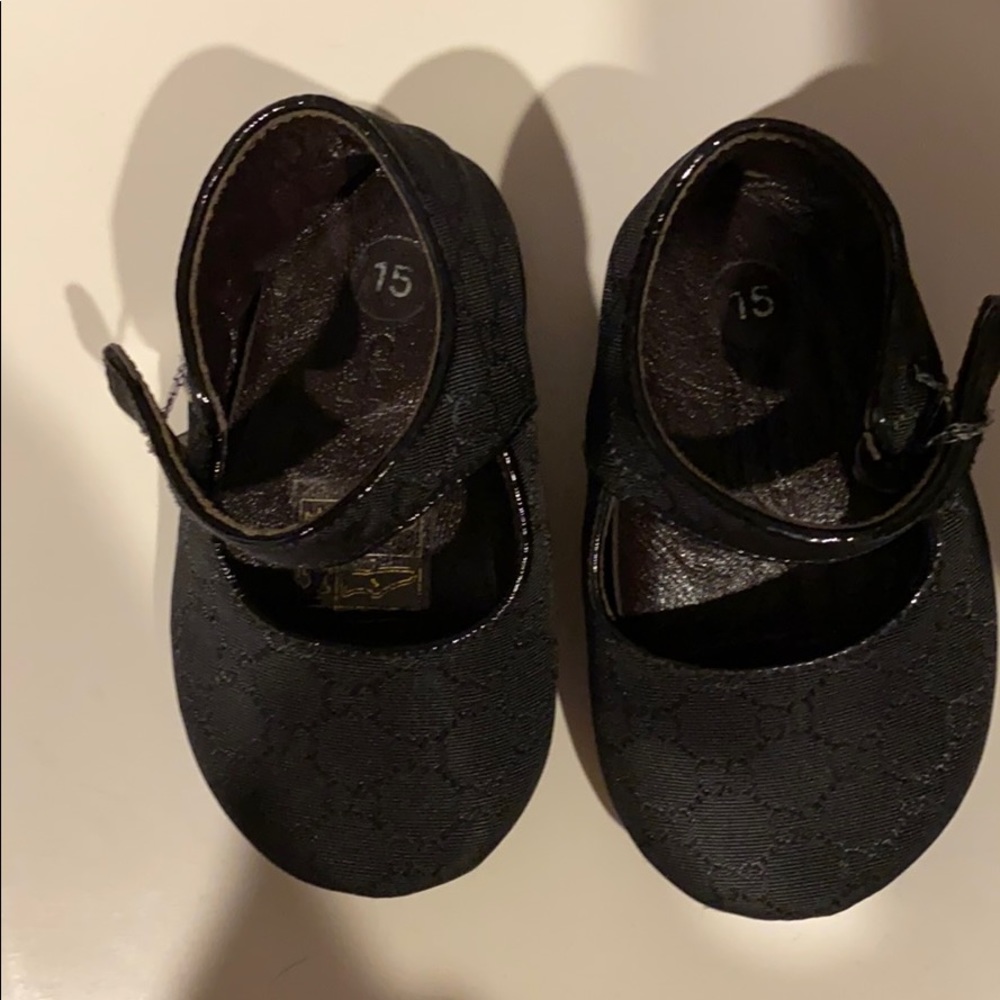 Gucci baby girl infant shoes size 15
